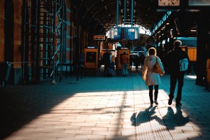 couple holding hands