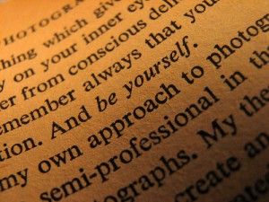 be yourself in a book